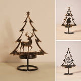 Carvallo | FestiveFlames - Ljusstake i järn i form av en julgran Carvallo