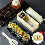 DIY Sushi Mäster-Set – Enkelt sushi-form-set för perfekta hemgjorda rullar Carvallo