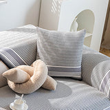 Klassisk Naturlig Bomull Lin Andningsbar Sofföverdrag 90x180cm Carvallo