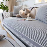 Klassisk Naturlig Bomull Lin Andningsbar Sofföverdrag 90x180cm Carvallo