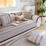 Klassisk Naturlig Bomull Lin Andningsbar Sofföverdrag 90x180cm Carvallo