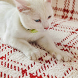 Klassisk Rutig Vändbar Antiskrapsoffa Täck Plush Carvallo