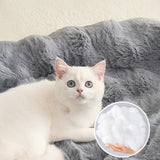 Ultra Soft Faux Rabbit Fur Pet Mat Lyxigt Komfort Stöd Carvallo