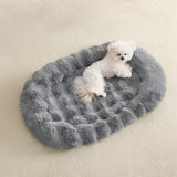 Ultra Soft Faux Rabbit Fur Pet Mat Lyxigt Komfort Stöd Carvallo