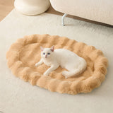 Ultra Soft Faux Rabbit Fur Pet Mat Lyxigt Komfort Stöd Carvallo