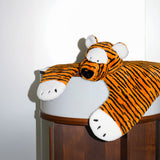 Tigershaped Plushmat Mysig Stilfull för Djur och Människor Carvallo