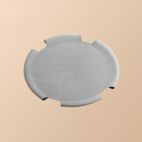 Rund Andningsbar Fuktbevis Varm Nät Kattbädd med Pom-Poms Carvallo