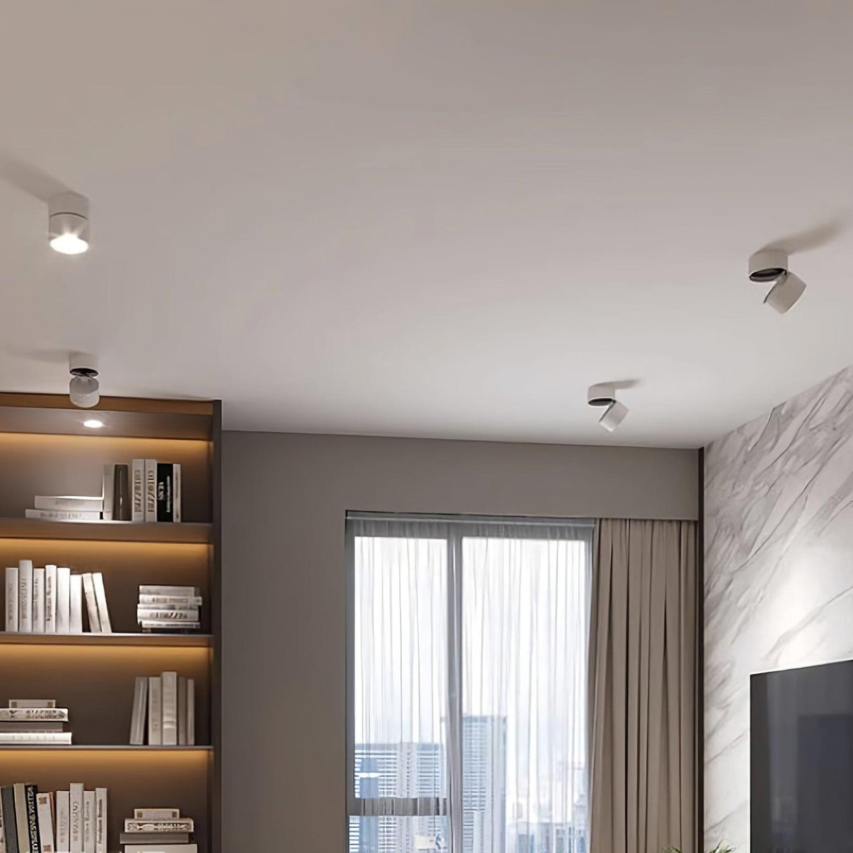 Ytmonterad LED Taklampa Carvallo