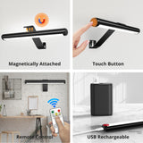 Royaleva Trådlös LED Uppladdningsbar Bildlampa med Fjärrkontroll - Perfekt för Konst och Fotografi Carvallo