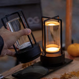 Fenna LED-bordslampa i japansk stil – Uppladdningsbar, Modern atmosfärbelysning Carvallo