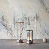 Fenna LED-bordslampa i japansk stil – Uppladdningsbar, Modern atmosfärbelysning Carvallo