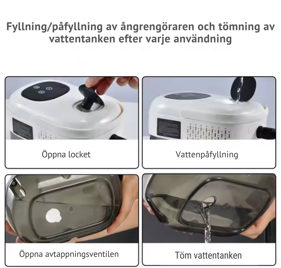 SteamMaster Pro 105°C - Ångrengörare 3 BAR-VaruZ-Hemnix