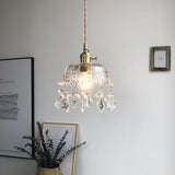Finn Kristall Pendellampa - Elegant hängande lampa med transparenta kristaller, Högkvalitativ kvalitet, Stilfull belysning Carvallo