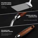 Rostfritt Stål Kök Spatel med Trähandtag Carvallo