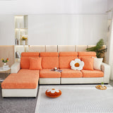 Blommig Sammet Stretch Hela Wrap Soffskydd Sofföverdrag Carvallo