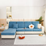 Blommig Sammet Stretch Hela Wrap Soffskydd Sofföverdrag Carvallo