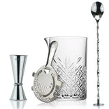 Cocktailset med Blandningsglas – 4-delars Mixologiset för Drinkar & Hemmabar Hemnix