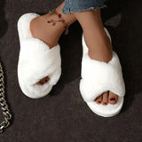 Fluffiga Tofflor-Hemnix-Vit-36-37-Hemnix