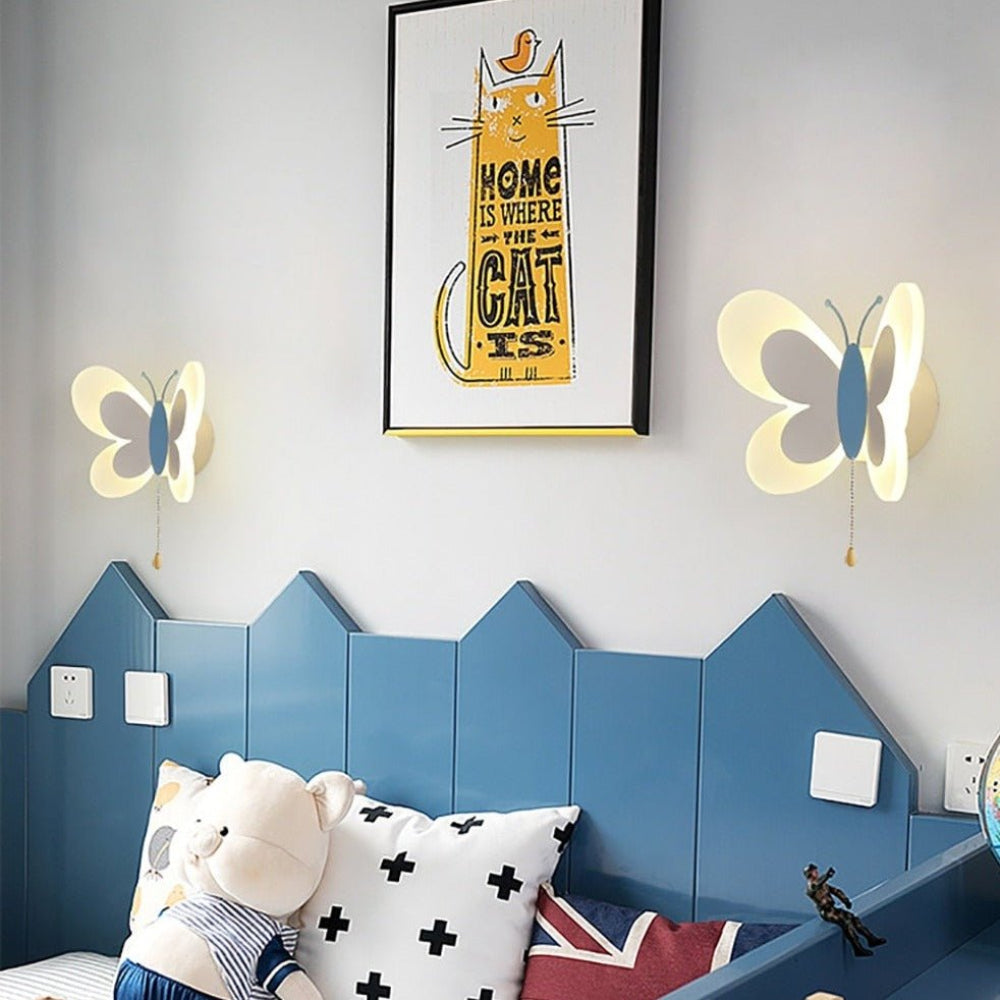 Butterfly Design LED Vägglampa för Elegant Hem Atmosfär Carvallo