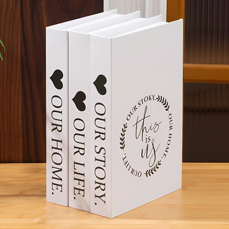 InspireStack – Rustikt dekorativt bokset med upplyftande citat MILA Sverige