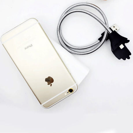 Mångsidig laddningskabel för telefonstativ-Phone Accessories-Hemnix-För iPhone - Silver-Hemnix