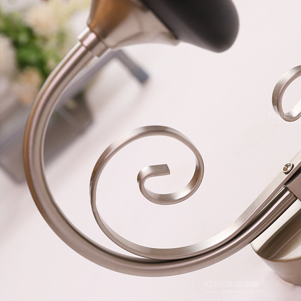 Fransk Retro Glas 1-Ljus Vägglampa Carvallo