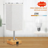 Bordslampa med högtalare och trådlös laddare Carvallo