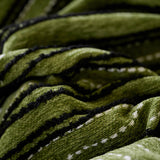 Årsbädd Striped Tassels Chenille Hållbar Sofföverdrag Carvallo