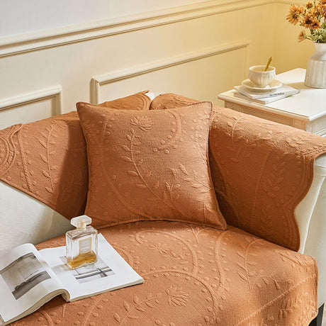 Boho Vävd Texturerad Bomull Andningsbar Sofföverdrag 70x70cm Carvallo