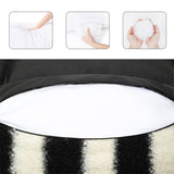 Modern konstfårskinn Pet-soffa med breda armstöd och avtagbart kuddöverdrag Carvallo