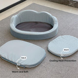 Molnformad kylande vändbar husdjursbädd tvättbar halkfri Carvallo