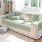 Houndstooth-mönster Elegant Fringed Mjuk Bomulls-linne Sofföverdrag Carvallo