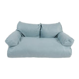 Faux läder anti-rep cozy hundsoffa säng med komfort Carvallo