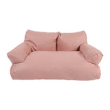 Faux läder anti-rep cozy hundsoffa säng med komfort Carvallo