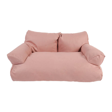 Faux läder anti-rep cozy hundsoffa säng med komfort Carvallo