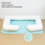 Plush Hundsäng Mjuk Stödjande Lätt att Rengöra Vattentät Carvallo