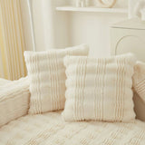 Modern Bekväm Falsk Kaninpäls Anti-Slip Soffa Täcke Carvallo