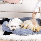 Fårformad Plush Pet Bed Mysig Lekfull Ultra-Mjuk Bomull Sammet Carvallo