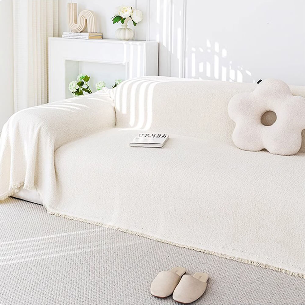 Mjuk plysch vattentät mångsidig soffskyddsöverdrag Carvallo