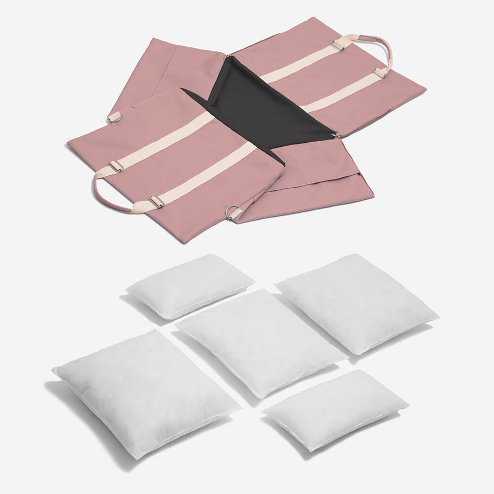 Hundbilstol vattentät resebädd för husdjur Carvallo