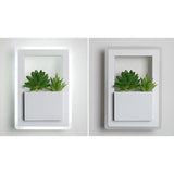 EcoChic Glow - Minimalistisk nordisk konst växtväggslampa för stilfulla glödande Carvallo