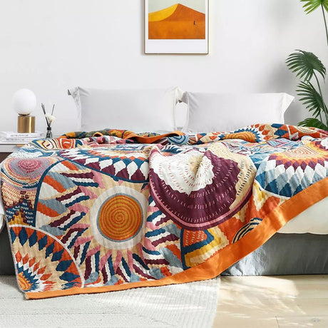 Sunburst Cotton Blanket Carvallo