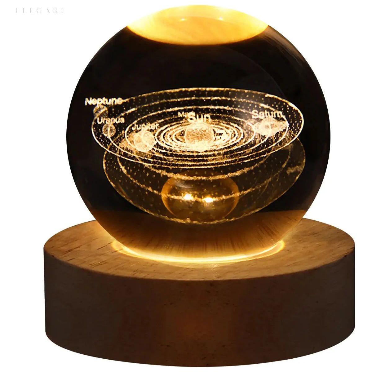 Galaxy Glow - Elegant astronomi lysende krystall-lamper Carvallo