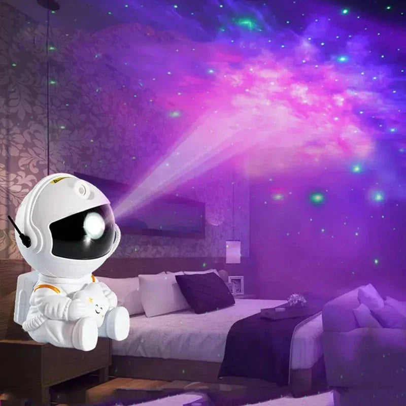 GalaxyGlow - Astronaut LED Nattlampa med Stjärnprojektion Carvallo