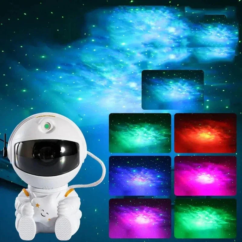 GalaxyGlow - Astronaut LED Nattlampa med Stjärnprojektion Carvallo