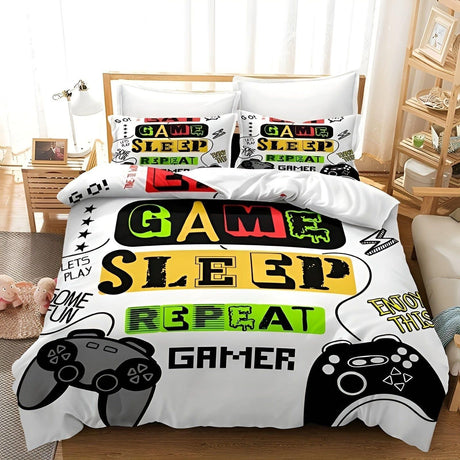 GamePad sängkläder set - Färgglatt barn Gamepad sängkläder set Carvallo
