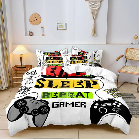 GamePad sängkläder set - Färgglatt barn Gamepad sängkläder set Carvallo