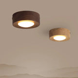 WoodAura - Valnöts Taklampa med LED Spotlight Carvallo