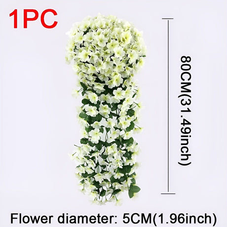 GardenBlossom Decor - Konstgjord blomma hängande korg för dekoration Carvallo