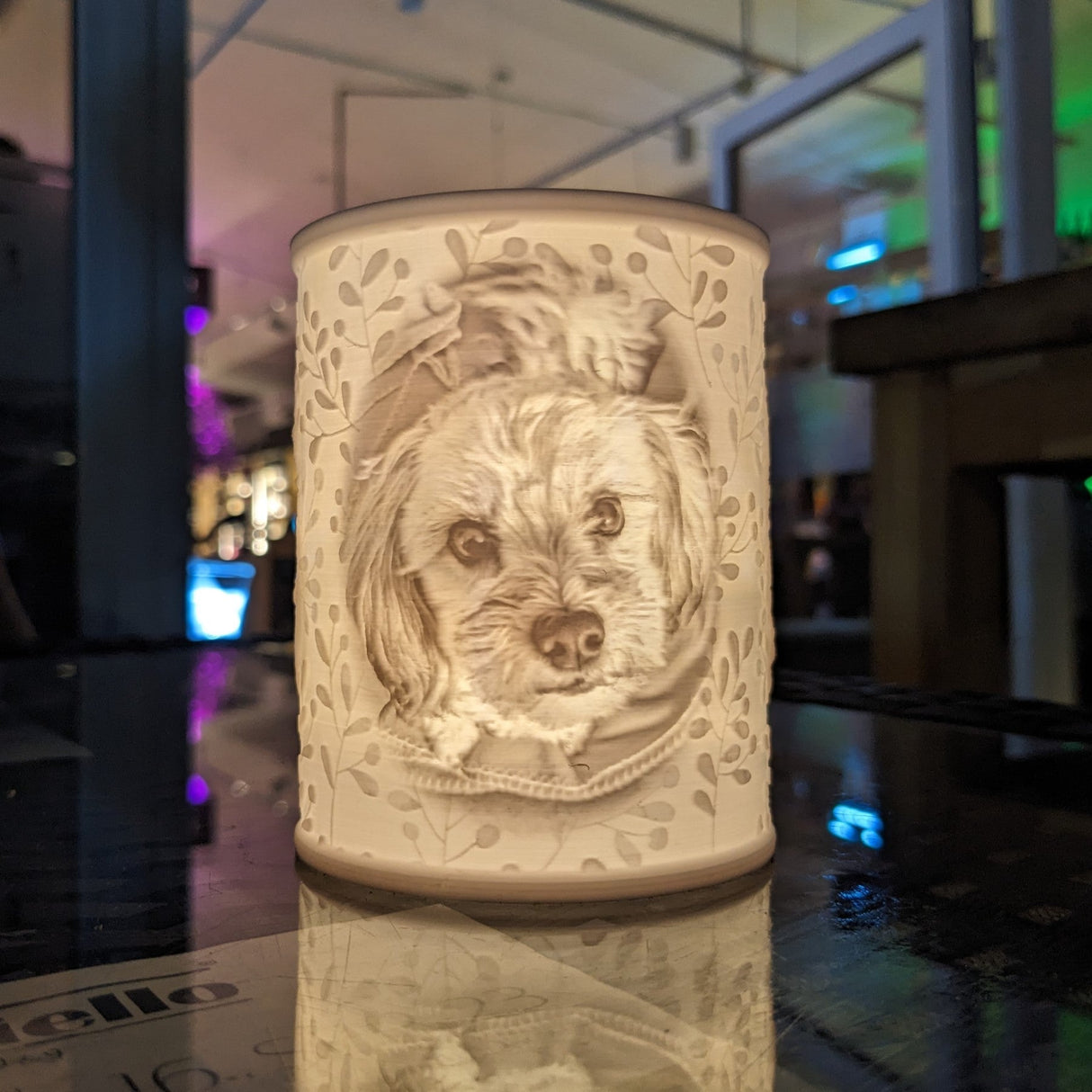 AuraSculpt – Konstnärlig 3D-tryckt Lampa Carvallo